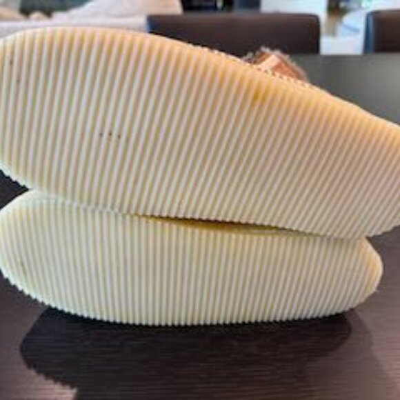 Laidback London Setsu Platform Crochet Ankle Boot Camel Suede Natural 39 - 8 1/2 - Picture 6 of 9